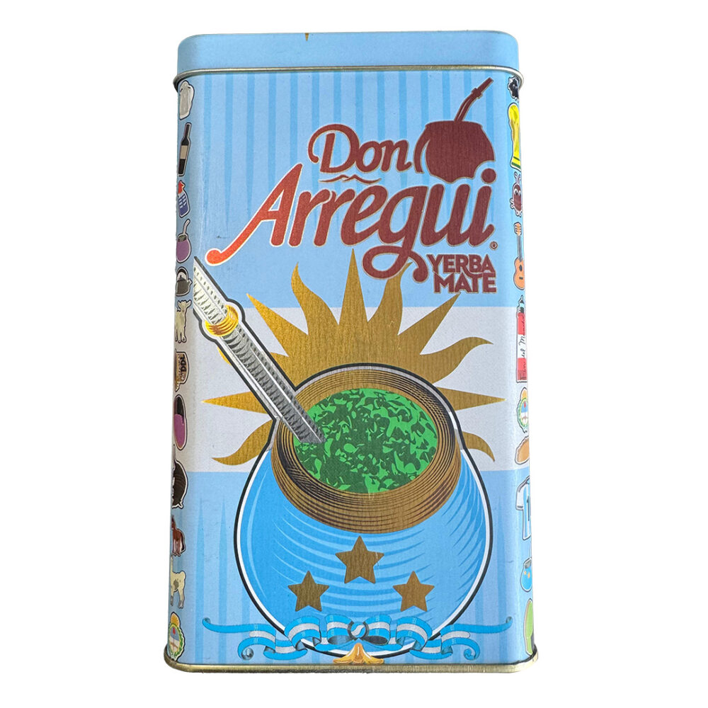 Lata edición limitada Argentina - Yerbera rectangular con pico vertedor