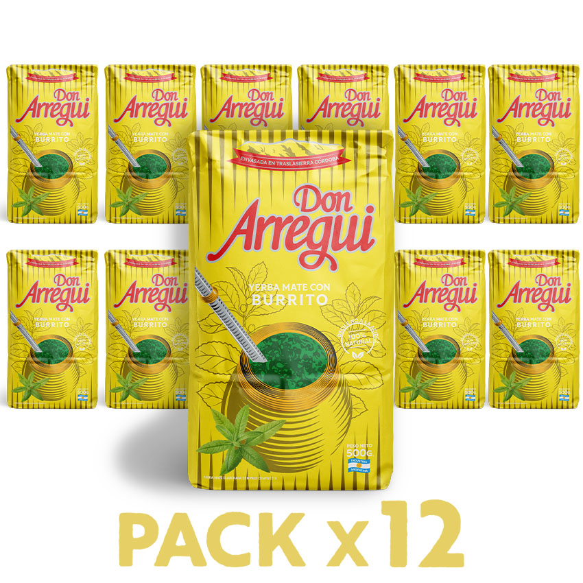 Yerba mate con Burrito pack x 12 (6kg)