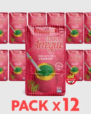 yerba mate con Cedrón 500g (PACK x12u.)